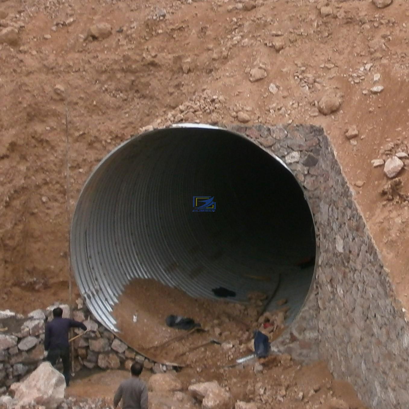 wholesale the corrugated culvert pipe steel culvert  in India